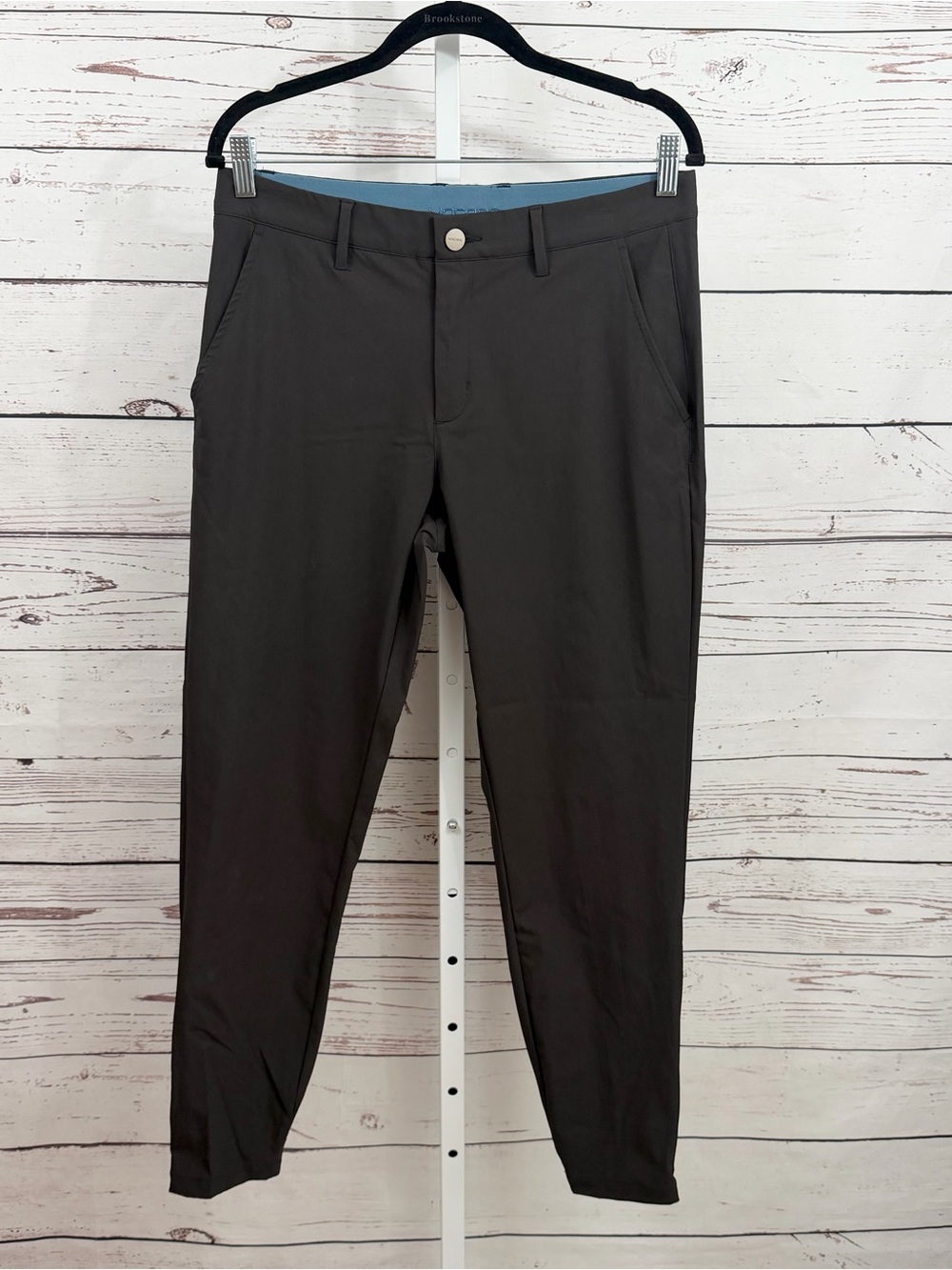 Men's Macade Black Slim Fit Golf Pants Size 32 Regular